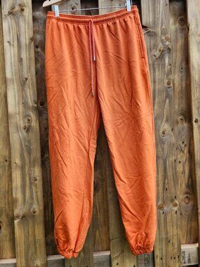 BRIGHT Vemubapis Orange Sweat Pants Women's XL